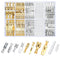150 Pcs Quick Splice Male and Female Wire Spade Connectors, Wire Crimp Terminal Block Assortment