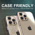 Choiche Camera Lens Protector for iPhone 14 Pro/Pro Max, Bling Cover with 9H Tempered Glass, Metal Ring Decoration
