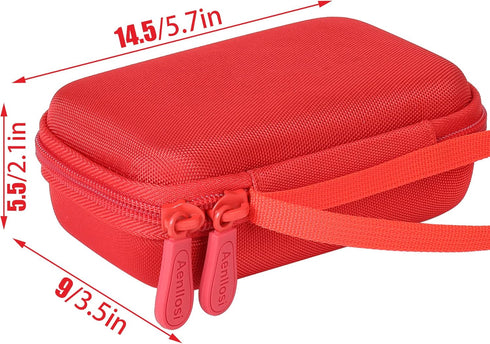 Aenllosi Hard Carrying Case - Replacement for UCOMX Nano 3 in 1 Foldable Wireless Charging Station (Red, Case Only)