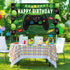 Video Game Theme Happy Birthday Backdrop - Photography Background for Kids Boys Party Decorations and Props