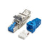 trueCABLE Cat6A Toolless Field Termination Plug, Shielded (STP), 6 Pack, PoE++ Certified