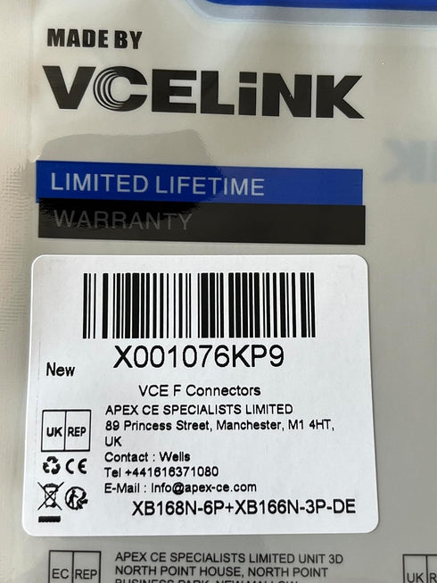 VCE Coaxial Cable Connector 6 Pcs, 3GHz Coax Coupler for Cable Extension and TV Cable Repair, Nickel Plated