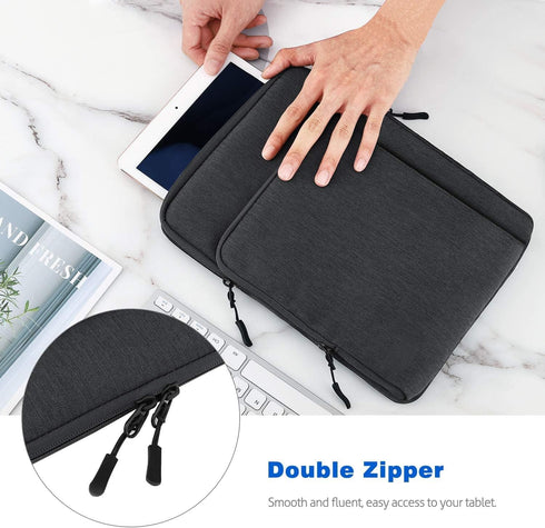 13.3 Inch Tablet Sleeve Shoulder Bag for iPad Pro 12.9" M2, Galaxy Tab S9+/S8+/S7 FE/S7+, Surface Pro X/9/8/7/6/5/4/3