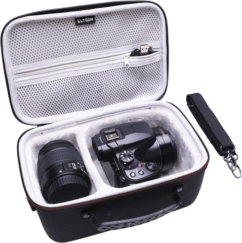 LTGEM EVA Hard Case for Panasonic LUMIX FZ80 - Travel Protective Carrying Storage Bag for Digital Camera
