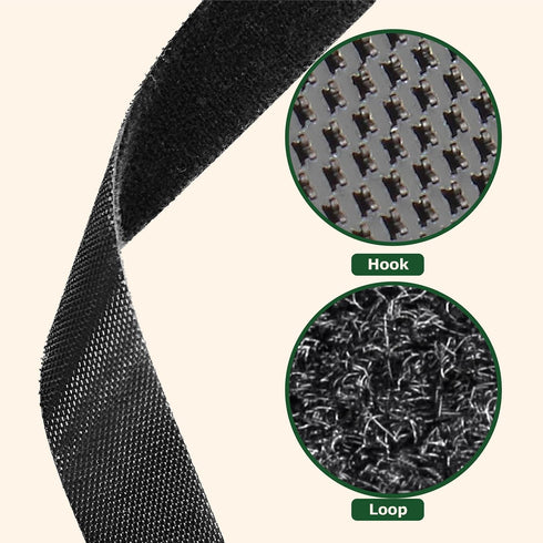 ECOHomes 3/4 Inch x 30 FT Cable Ties Wrap, Double Sided Hook and Loop Straps for Cable & Cord Management