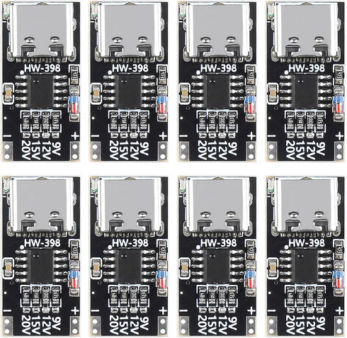 JUZITAO 8pcs USB-C PD Type C Trigger Board PD/QC Decoy Fast Charger Module