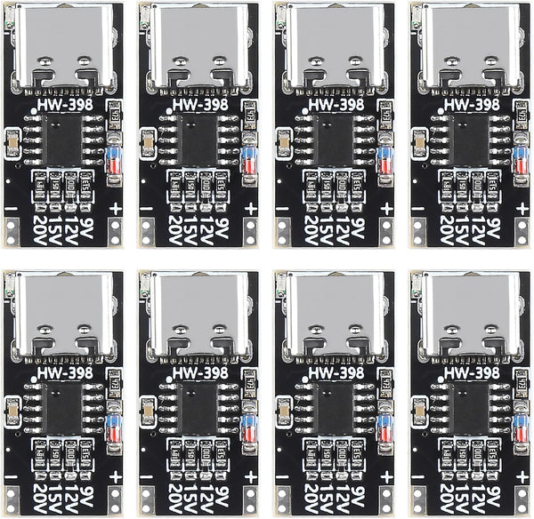 JUZITAO 8pcs USB-C PD Type C Trigger Board PD/QC Decoy Fast Charger Module