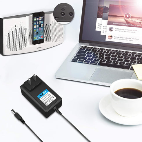 PwrON 12V AC DC Adapter Compatible with Bose SoundLink-Mini Bluetooth Speaker (1st Gen ONLY) and Bose-SoundDock-XT
