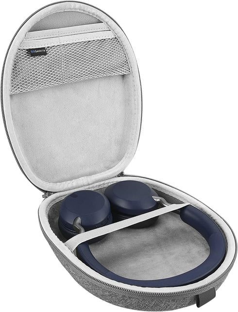 Geekria Shield Case for Jabra Evolve2 75, 65, 55, 50, Elite 45h, Hard Shell Travel Bag