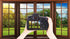 YYNXSY 10X10FT Office Backdrop for Video Conference, Window Background Screen for Photography Studio, Background Props