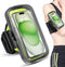 Clear Sports Armband Case for iPhone 15 14 13 Pro Max 12 11 Plus X XS Samsung up to 6.9'', Universal Holder with Key