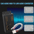 XMSJSIY High to Low Converter Adapter for Car Audio - 1 Pcs Line Input to RCA Stereo Output for Subwoofer Amplifier