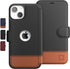 LUPA Legacy iPhone 13 Mini Wallet Case - Slim Durable Faux Leather Flip Case with Card Holder for Men and Women