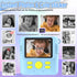 Kids Camera Instant Print, Christmas Birthday Gifts for Ages 3-12, Selfie Digital Camera with 1080P Videos, Blue