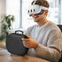Hard Carrying Case for Meta Quest 3 Mixed Reality Headset, Travel Storage Holder Bag with Shoulder Strap