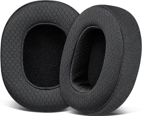 SOULWIT Mesh Fabric Replacement Earpads for Skullcandy Hesh 3/ANC/Evo & Crusher Wireless/540/ANC/Evo &