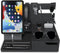 Black Nightstand Organizer for Dad - Best Birthday Gifts for Men to Organize Cellphone, Watch, Sunglasses & Accessories
