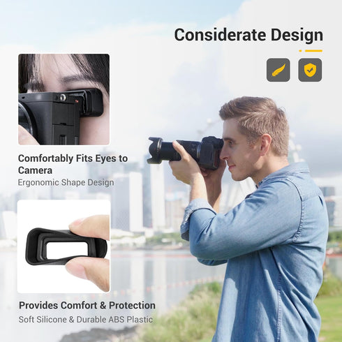 A6700 A6700 FDA-EP20 A6700 Eyecup Eyepiece, Soft Silicon Extended Camera Eye Cup Viewfinder Special Designed for Sony