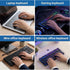 SynHHergyx 3 Keyboard Letter Stickers, Pcs Universal English Keyboard Stickers Replacement Matte Black Background