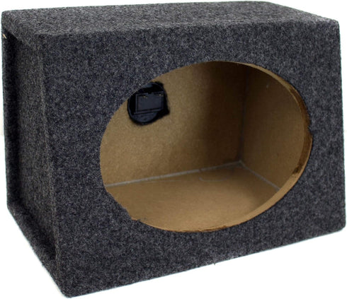 QPower Angled Style 6 x 9 Inch Car Audio Speaker Box Enclosures, 2 Boxes