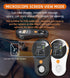 Macro Digital Microscope, Portable Handheld Magnifying Glass, 2.0" Color Screen, 500x Magnification, Rechargeable