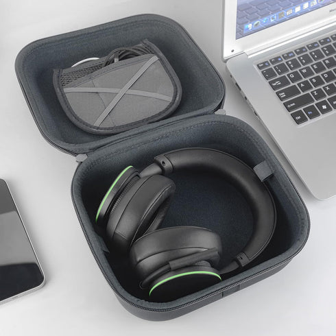 Linkidea Headphones Carrying Case, Compatible with Skullcandy SLYR Pro, Sony PS5, Sennheiser PC373 (Grey)