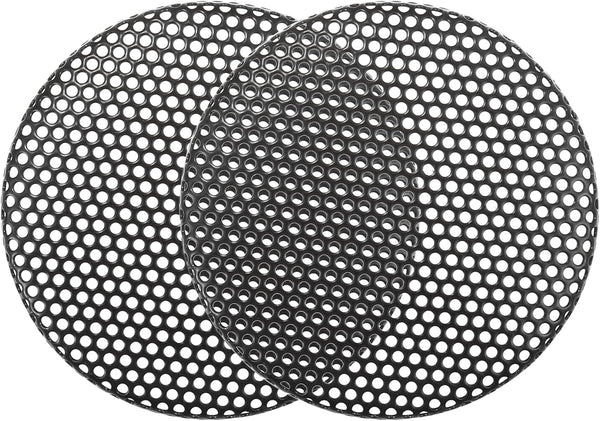 ACROPIX Universal 1.5 Inch Speaker Grills Mesh for Audio Subwoofer, Pack of 2, Black