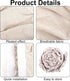 Fukaisu 180x14cm/70.9x5.5in Fabric Cord Cover, Linen Cable Sleeve for Chandelier Chain Lamp Wires TV Cords & Home Cable