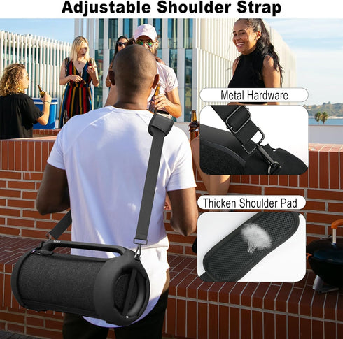 TXEsign Travel Carrying Strap Case Cover for Sony SRS-XG500 X-Series Bluetooth Speaker, Hard EVA Protective Shell