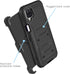 Customerfirst Designed for Samsung Galaxy A12 Case, Shockproof Heavy Duty Rugged Hybrid with Screen Protector