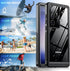 SPIDERCASE Waterproof Case for Samsung Galaxy S23 Ultra, Heavy Duty Shockproof with Built-in Screen & Camera Lens