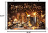 BELECO 5x3ft Fabric Happy New Year Backdrop 2025 New Years Eve Decorations Banner Champagne Fireworks Bokeh