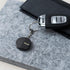 Bluetooth Smart Tag Tracker Key Finder with Key Chain and Separate Battery Compartment for Luggage Backpacks
