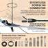 Votex 15 Inch - Black Antenna - Spiral Wind Noise Cancellation - Spring Steel Construction - Stainless Steel Threading