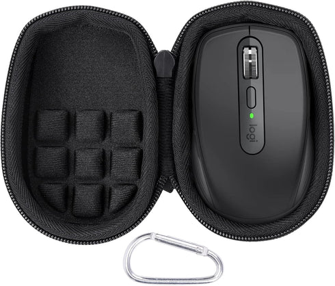 co2CREA Hard Case for Logitech MX Anywhere 3S, 3, 2S, Compact Performance Mouse (Graphite Case)