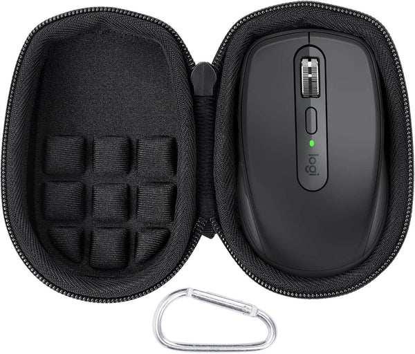 co2CREA Hard Case for Logitech MX Anywhere 3S, 3, 2S, Compact Performance Mouse (Graphite Case)