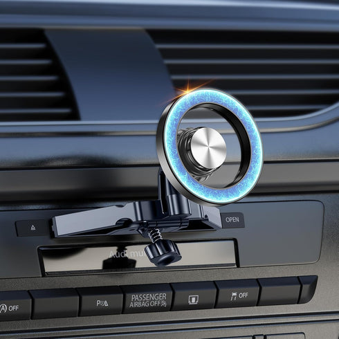 Magsafe CD Phone Holder for Car, CD Player Phone Mount with Strong Magnets for iPhone 15 14 13 12