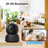 GOLSPARK 2K,2.4GHz Dog Pet Camera for Home Security WiFi Camera Baby Monitor for Room with Motion Tracking Detection