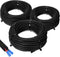 Sasylvia 1/4", 1/2", 3/8" x 25 Ft Split Wire Loom Tubing Wire Loom