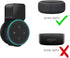 Echo Dot Wall Mount Holder for 3rd Generation, Space Saving Accessories Alexa Holder, Amazon Echo Dot 3 Accessories with Built-in Cable Management Without Messy Wires, Black