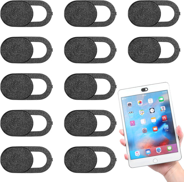 JIYIN 12Pack Webcam Cover, Ultra Thin Laptop/Cell Phone/Tablet Camera Privacy Cover Slide Great