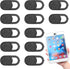 JIYIN 12Pack Webcam Cover, Ultra Thin Laptop/Cell Phone/Tablet Camera Privacy Cover Slide Great
