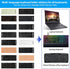 CaseBuy 2PCS Korean Keyboard Stickers, Korean-English Keyboard Letters Replacement Sticker White Font on Black