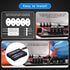 2M Reset 1.5cm Case-M20 External PC Power Switch with Cable, Mini Computer Power Button with Switch & RGB Gradient