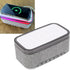 YUEHISY Bluetooth Speaker with Wireless Charging, Multifunctional Wireless Speaker, White Noise Sound Machine with LED