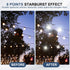 82mm 8 PATIKIL Star Filter, Points Starburst Len Filter Variable Twinkle Effect Ultra Slim Optical Lens for Nikon