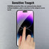 Screen Protector for iPhone 14 Pro Max 6.7 inch, 2 Pcs Front + 2 Pcs Back + 2 Pcs Camera Lens Protector