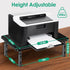 Monitor Stand Risers for 2 Monitors - 3 Height Adjustable Monitor Stand with Pen Holder, Dual Monitor Riser for Office,