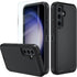 Samsung Galaxy S23 FE 5G Case - Heavy Duty, Military Grade, Shockproof, Dust-Proof, with Belt Clip Holster (Black)