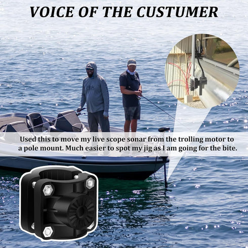 010-12676-15 Livescope Pole Mount 0 Degree Compatible with Garmin Panoptix LVS32 Transducer